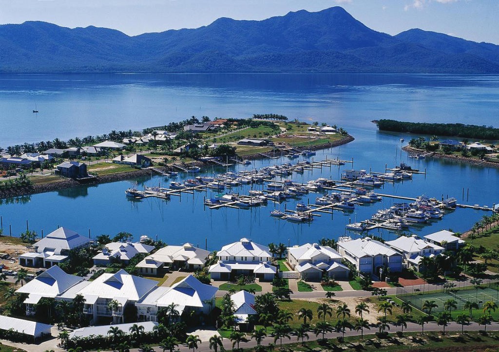 Port Hinchinbrook from the air © Port Hinchinbrook . http://www.porthinchinbrook.com.au